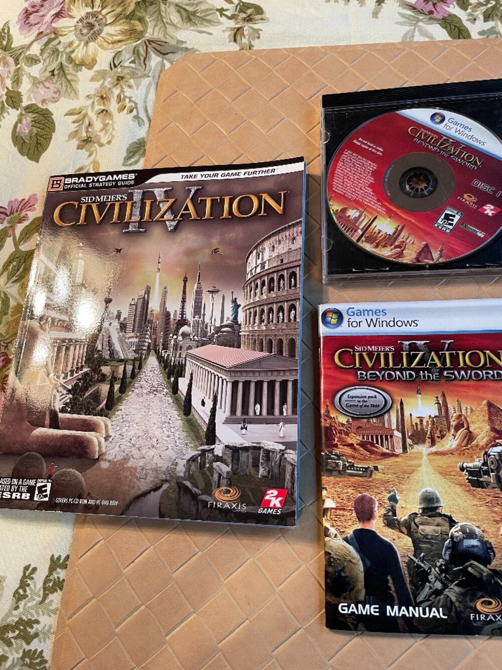 Civilization IV Beyond the Sword CD-ROM Game & Manual & Civilization IV Strategy